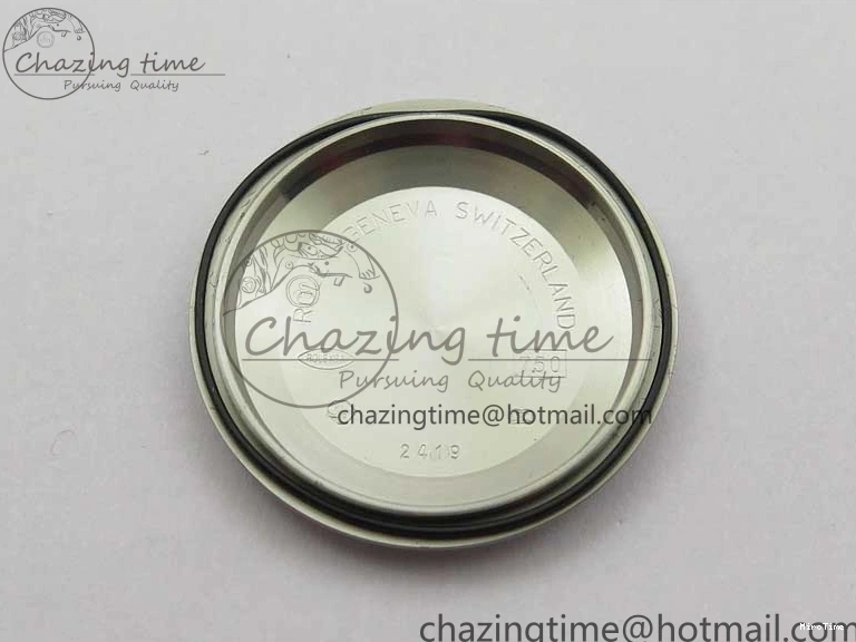 MiroTime 0309 SmoothTexture Day-Date 36mm 128239 SS Crystal BP Best Edition Black MOP Crystal Marker Dial on SS President Bracelet A 2681